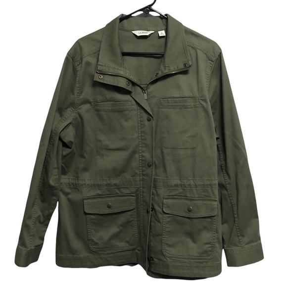 L.L. Bean Jackets & Blazers - LL Bean Woman's Mountain Jacket Camo Green Size: XL